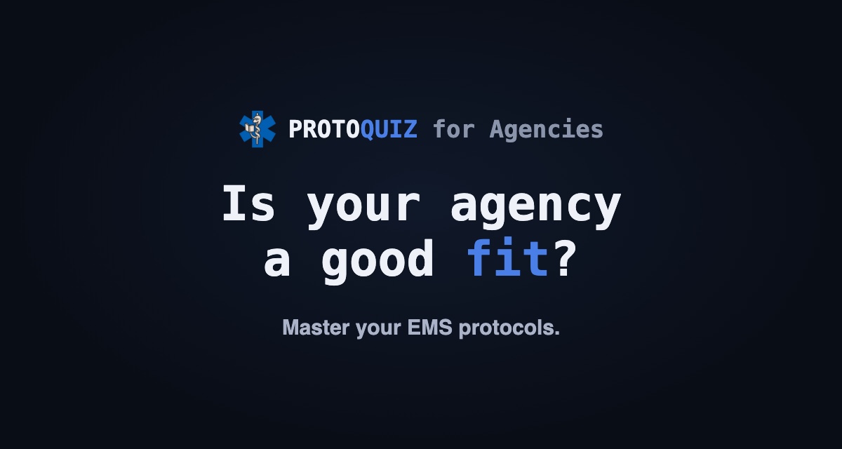 ProtoQuiz for Agencies